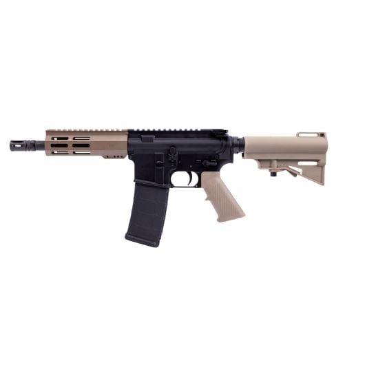 PSA 7.5" 300 Blackout Phos 6" Lightweight Hex M-Lok Classic HAR-15 Pistol, FDE