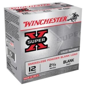 Winchester Super-X Field Trial 12 Ga Smokeless Blanks, POP LD, 25rd/Box - Not Ammo, These Are Blanks