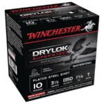 Winchester Super-X Drylok Plated SuperSteel 10 Ga, 3.5″, 1-5/8oz, T Shot, 25rd/Box
