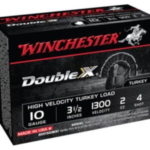 Winchester Supreme Double X Turkey 10 Ga, 3.5", 2oz, 4 Shot, 10rd/Box