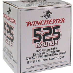 Close× Winchester 22LR 36gr, Copper-Plated, Hollow Point, 525rd/Box
