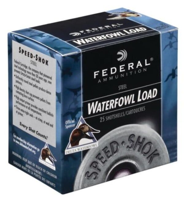 Close× Federal Speed-Shok Steel 10 Ga, 3.5", 1450 FPS, 1.5oz, T Shot, 25rd/Box