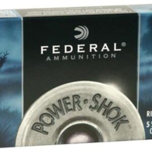 Federal Power-Shok 10 Ga, 3.5", 1280 FPS, 1.75oz, Hollow Point Rifled Slug, 5rd/Box