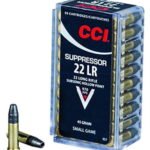 CCI 22LR Suppressor 22 LR 45gr, Lead Hollow Point, 50rd Box