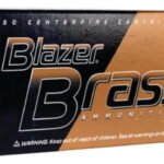 CCI Blazer Brass Ammo 9mm 115gr, FMJ, Round Nose, 50rd Box