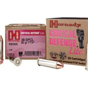 Hornady Critical Defense Lite 9mm 100gr, FTX, 25rd/Bo