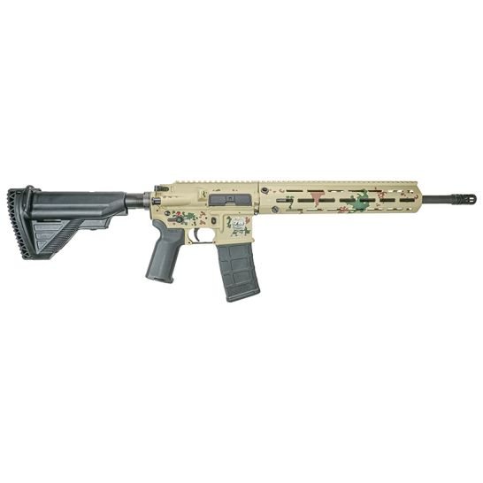 HK 75th Anniversary MR556A1 5.56 NATO Semi-Auto Tropentarn Rifle w/(4) 30rd Mags