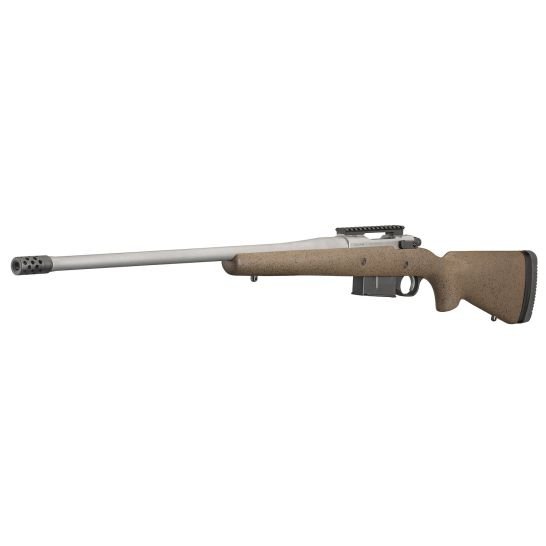 Ruger Hawkeye Long Range Hunter 6.5 PRC Bolt Action Rifle, Speckled Black/Brown - 47197