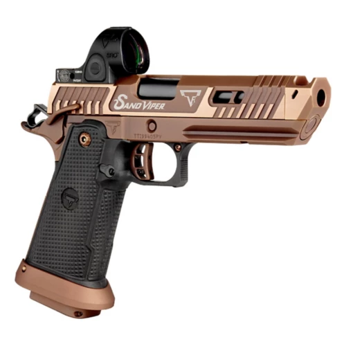 TTI Sand Viper With Trijicon SRO Red Dot 9mm Pistol Taran Tactical Innovations