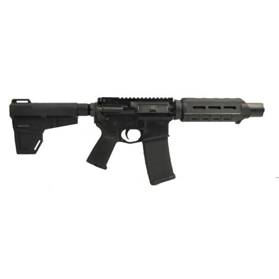 PSA AR-15 Pistol 5.56 Shockwave Marauder with 7" Nitride Barrel, Black