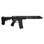 PSA AR-15 Pistol 10.5″ Carbine 1/7 Nitride 12″ M-Lok MOE EPT SBA3