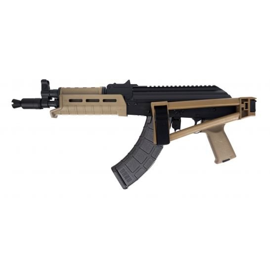 PSA AK-P GF3 MOE Triangle Side Folding Pistol, FDE
