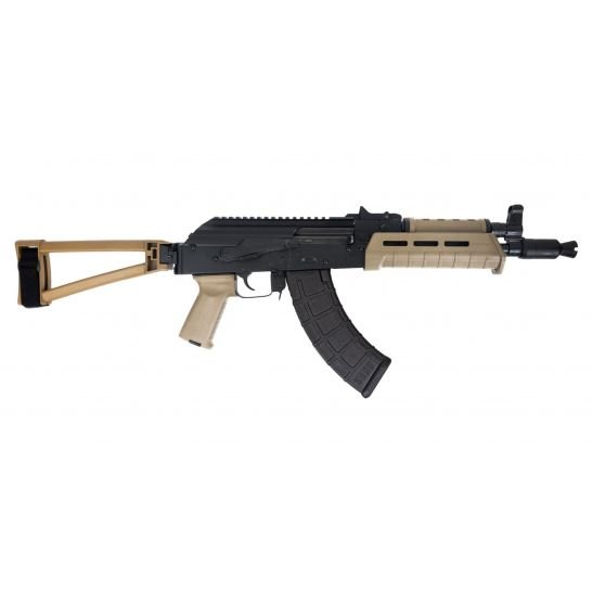 PSA AK-P GF3 MOE Triangle Side Folding Pistol, FDE