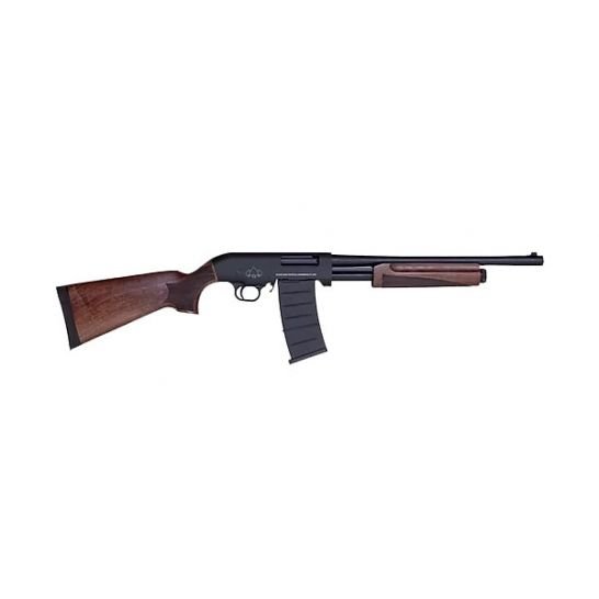 Black Aces Tactical Pro Series M 12ga 18.5" Pump Shotgun, Walnut