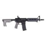 PSA 10.5″ Carbine-Length 5.56 NATO 1/7 Nitride MOE EPT MFT Battlelink Pistol w/MBUS Rear, Gray