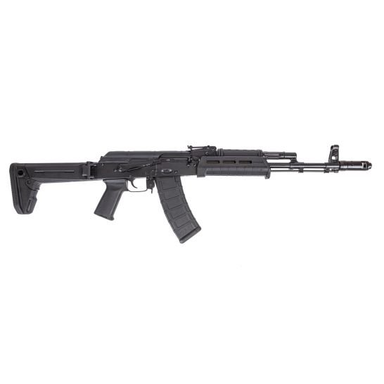 AK-74 MOEkov Rifle with Toolcraft Trunnion, Bolt, and Carrier, Black