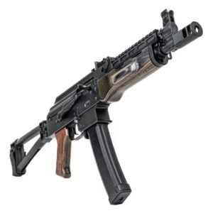PSA AK-V 9mm Voodoo Triangle Folding Pistol, Black With SA Railed Gas Tube