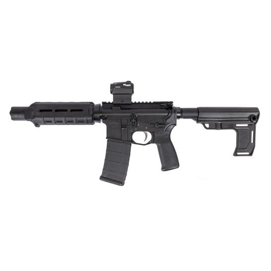PSA PA-15 7" Phosphate 1/7 Pistol-Length 5.56 NATO MFT Battlelink EPT Marauder Pistol, w/Romeo 5 Black