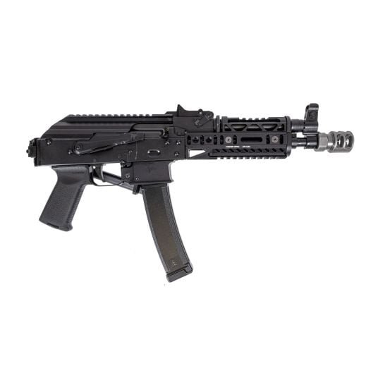 PSA AK-V 9Mm Moe Alg Triangle Side Folding, Black With Sa Sa-10U And Sa-19 Handguards And Sa-2V Muzzle Brake