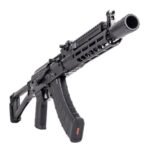 AK-104 Triangle Side Folding Pistol with Triangle Brace, PSA-SLR SOLO 9.45″ Rail, ALG Trigger, and Linear Comp