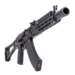 AK-104 Triangle Side Folding Pistol with Triangle Brace, PSA-SLR SOLO 9.45" Rail, ALG Trigger, and Linear Comp