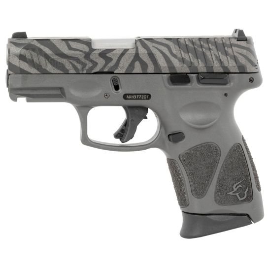 Taurus G3C 9mm 3.20" 12rd Pistol, Gray w/ Zebra Stripes