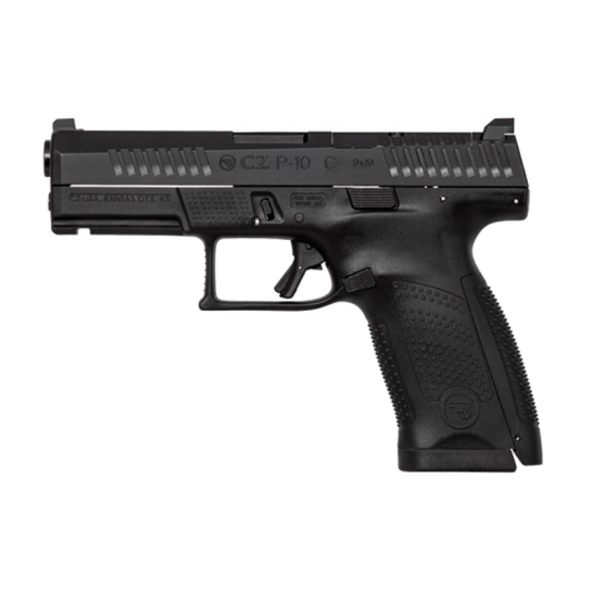 CZ P-10 C 9mm 4" 15rd OR Pistol, Black