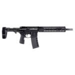 PSA “Sabre” Forged 11.5″ Nitride 5.56 with 10.75″ Hodge P-Lock Rail, Maxim PDW Brace, and Kung Fu Grip