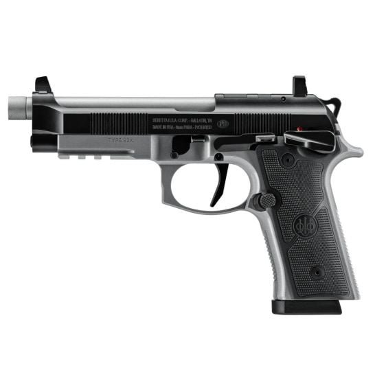 Beretta 92XI SAO Tactical 9mm 5.1" 18rd Pistol, Black/Grey