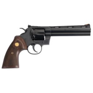 Colt Python .357 Magnum 6" 6rd Revolver, Blued/Wood - PYTHON-BP6WTS