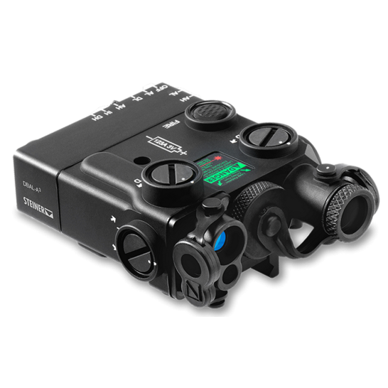 Steiner DBAL-A3 Dual Beam Aiming Laser Green Laser, Black - 9008-B