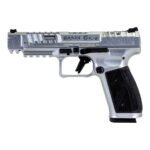 Canik SFx Rival-S 9mm Pistol 5″ 18rd w/ Optic, Chrome – HG7607C-N