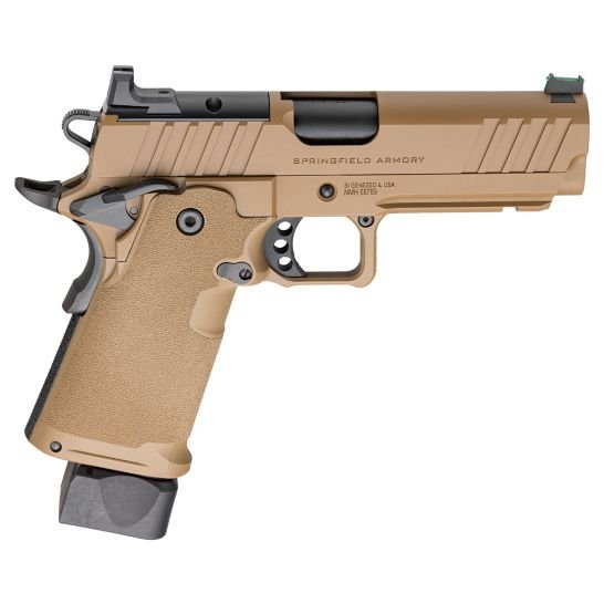 Springfield 1911 DS Prodigy AOS 9mm 4.25" 20rds Pistol, Coyote Brown