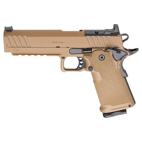 Springfield Armory 1911 DS Prodigy AOS 9mm 5" 20rd Pistol, Coyote Brown