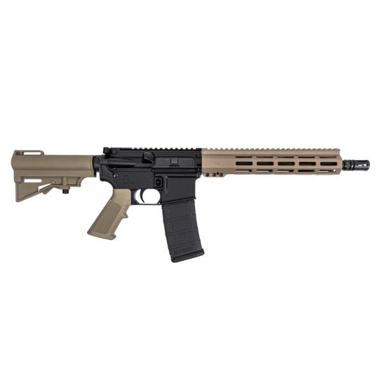 PSA 11.5" Carbine-Length 5.56 1/7 Phosphate 10.5" Lightweight Hex M-Lok Classic HAR-15 Pistol, FDE