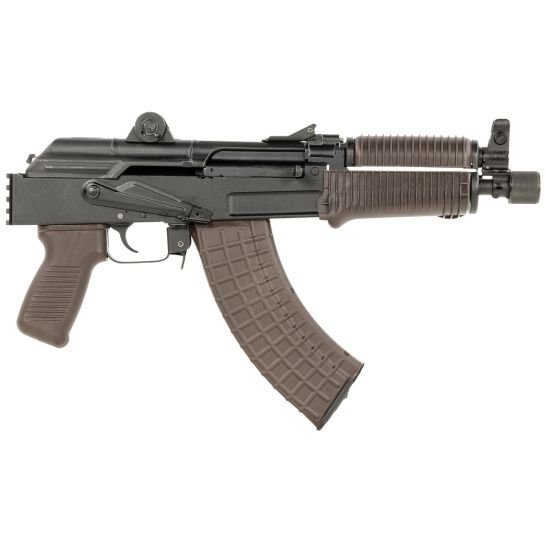 Arsenal SAM7K 7.62x39mm 8.50" AK Pistol, Black/Plum - SAM7K-56P