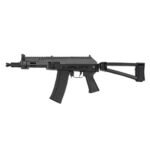 Soviet Arms 5.56 Krink Triangle Side Folding Pistol, MK3 Krink Chassis Carbon Gray, ALG, and Soviet Arms Grip