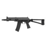 Soviet Arms 300 BLK Krink Triangle Side Folding Pistol, MK3 Krink Chassis Carbon Gray, ALG, and Soviet Arms Grip