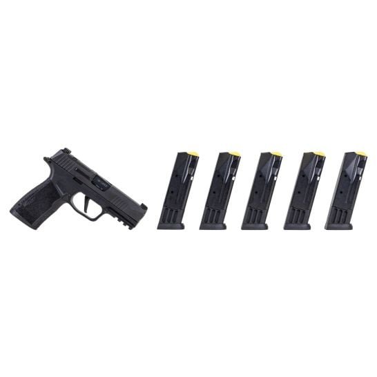 Sig Sauer P365 TACPRO X-Series 3.7" 9mm Pistol W/ (5) 10rd & Savior Bag - 365XCA-9-BXR3-TACPRO-10