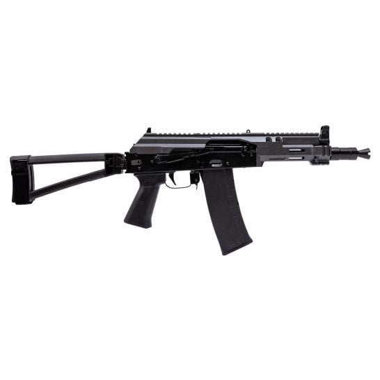 Soviet Arms 5.45 Krink Triangle Side Fold Pistol, MK3 Krink Chassis Carbon Gray, ALG, SA Grip