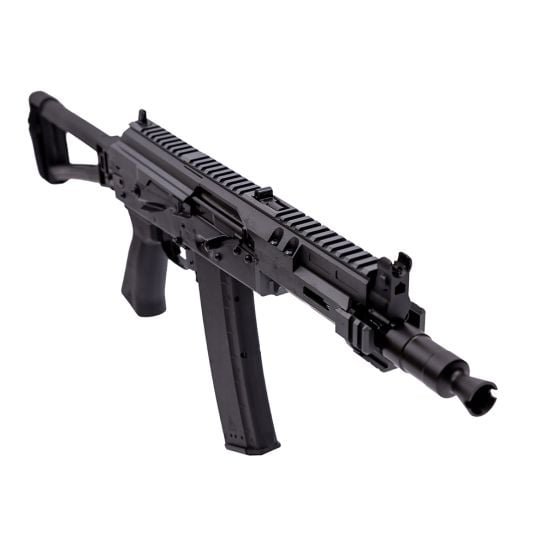 Soviet Arms 5.45 Krink Triangle Side Fold Pistol, MK3 Krink Chassis Carbon Gray, ALG, SA Grip