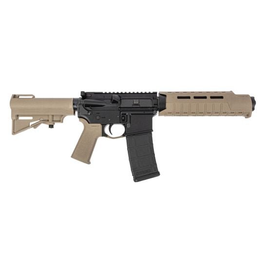 PSA PA-15 7" AR-15 Pistol 300 Blackout Nitride MOE SL Stealth Lower W/ HAR-15 brace Marauder Pistol, FDE