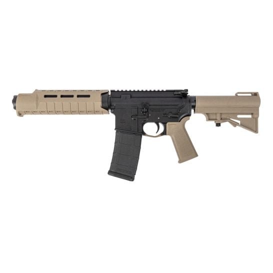 PSA PA-15 7" AR-15 Pistol 300 Blackout Nitride MOE SL Stealth Lower W/ HAR-15 brace Marauder Pistol, FDE