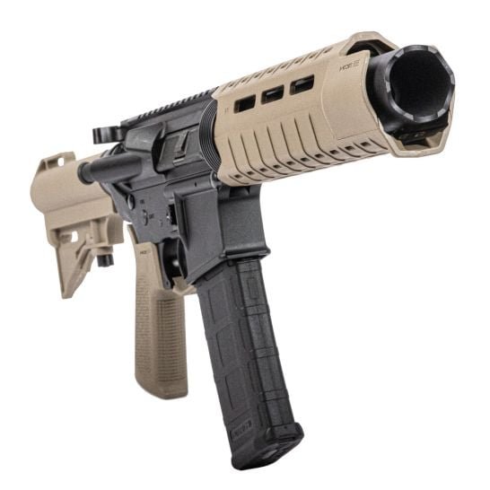 PSA PA-15 7" AR-15 Pistol 300 Blackout Nitride MOE SL Stealth Lower W/ HAR-15 brace Marauder Pistol, FDE