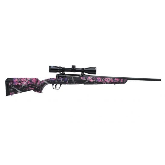 Savage Axis II XP Compact .243 Win 20" Rifle w/ Bushnell, Scope, Muddy Girl