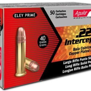 Aguila Interceptor 22 LR 40gr, Soft Point, 50rd Box