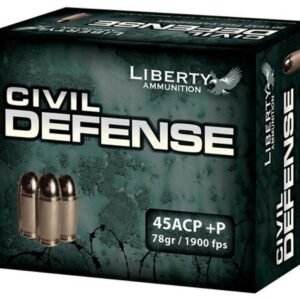 Liberty Ammo Civil Defense 9mm 50gr, LF Fragmenting HP, 20rd Box