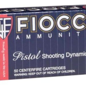 Fiocchi Shooting Dynamics .357 Magnum 142gr, Full Metal Jacket Truncated 50rd Box