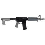 PSA 10.5″ AR-15 Pistol 5.56 1/7 Nitride Classic MFT Battlelink, Gray