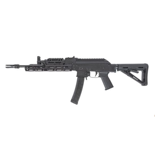PSA AK-V 13.7" 9mm MOEkov Rifle P&W w/ JL Billet Rail, M4 Stock, and ALG Trigger - Black